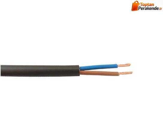 Ünal 2x2,5 mm² TTR Kablo Siyah H05VV-F